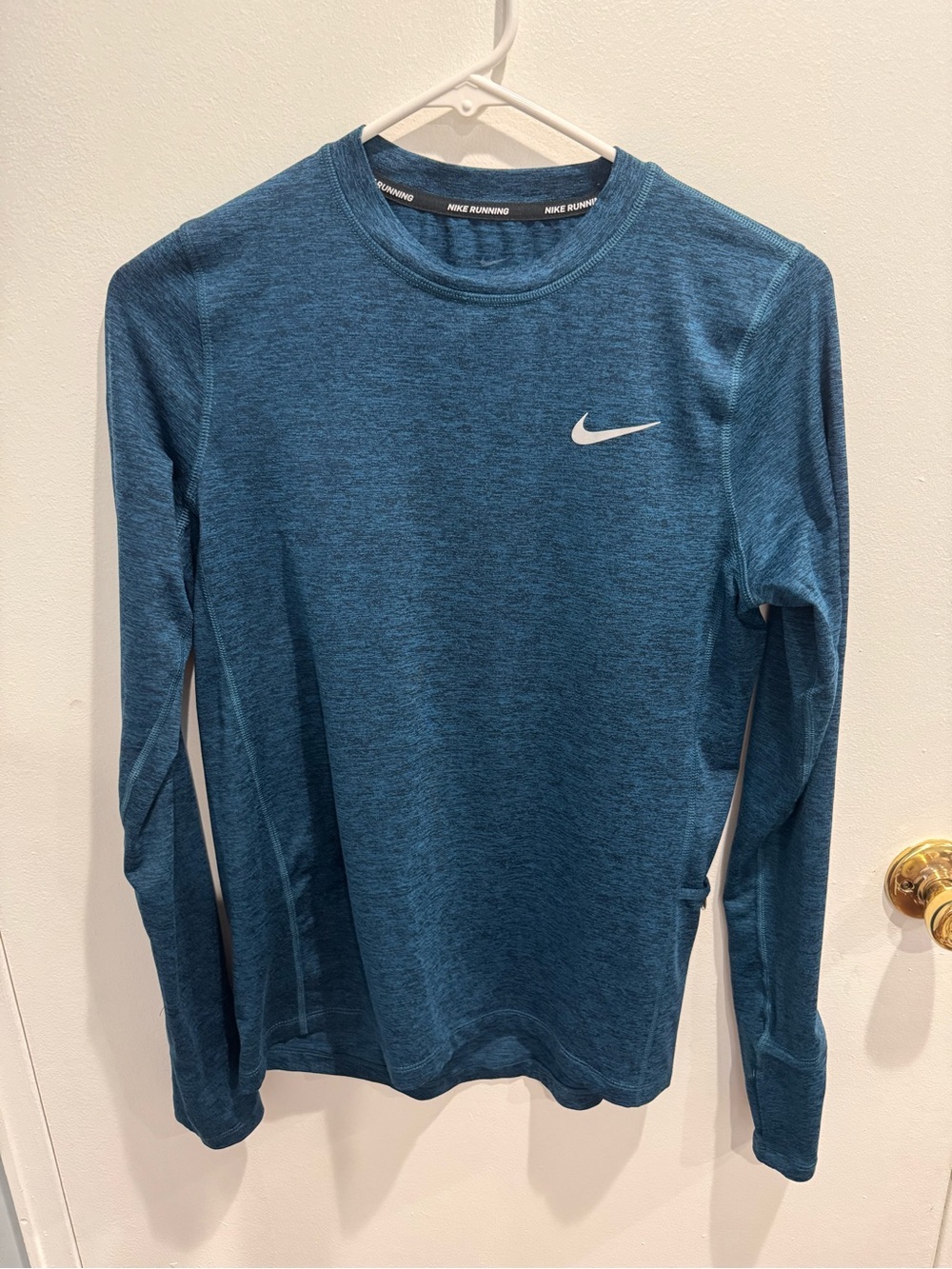 Nike Dri-FIT Heathered Teal/Blue Long Sleeve Top
